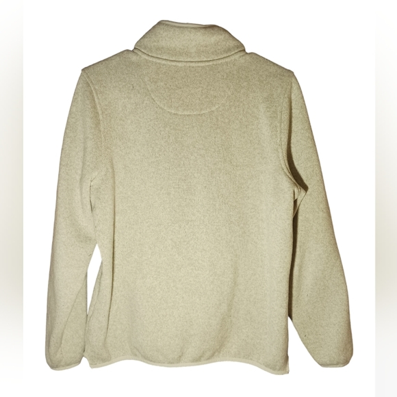 LL Bean Sweater Fleece Pullover preppy large - Picture 2 of 8